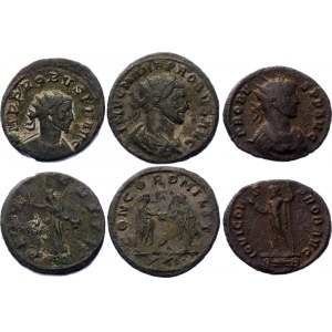 Roman Empire 3 x Antinianius 276 - 282 AD Different Types