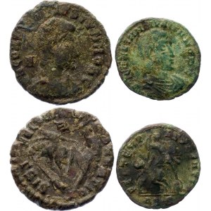 Roman Empire 2 x 1 Follis 325 - 354 AD Different Types