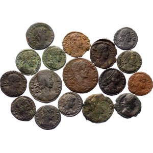 Roman Empire 17 x 1 Follis 337 - 361 AD Different Types