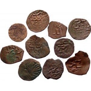 Golden Horde Lot of 10 Coins 1280 - 1380 Various Types