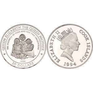 Cook Islands 20 Dollars 1994
