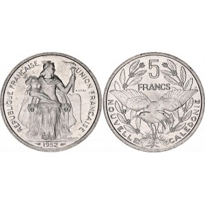 New Caledonia 5 Francs 1952 Essai