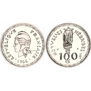 New Hebrides 100 Francs 1966