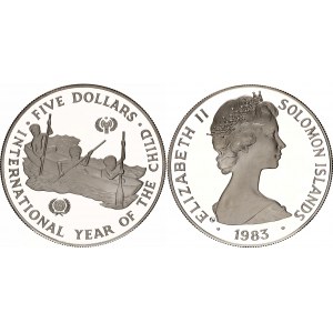 Solomon Islands 5 Dollars 1983