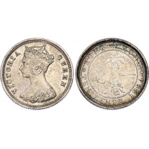 Hong Kong 10 Cents 1884