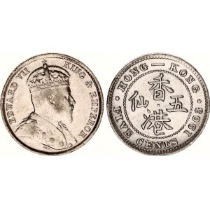 Hong Kong 5 Cents 1903