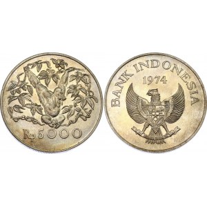 Indonesia 5000 Rupiah 1974