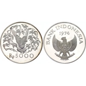 Indonesia 5000 Rupiah 1974
