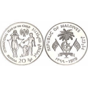 Maldives 20 Rufiyaa 1979 AH 1399