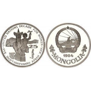 Mongolia 25 Tugrik 1984