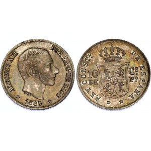 Philippines 10 Centimos 1885