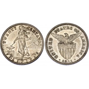 Philippines 20 Centavos 1921