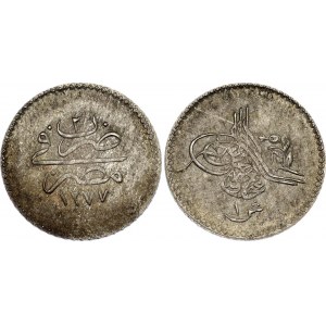 Egypt 1 Qirsh 1861 AH 1277//2