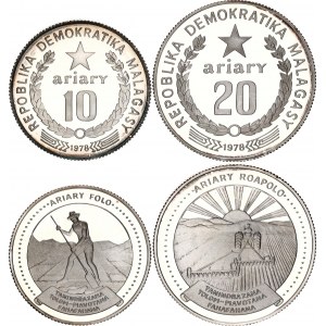 Madagascar 10 & 20 Ariary 1978