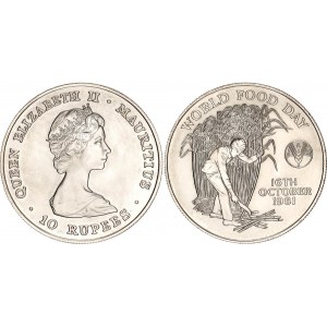 Mauritius 10 Rupees 1981