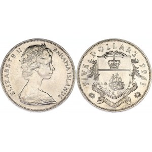 Bahamas 5 Dollars 1966