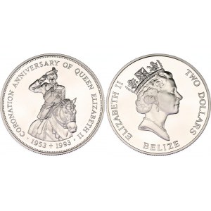 Belize 2 Dollars 1993