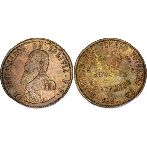 Bolivia 1 Melgarejo 1865 FP