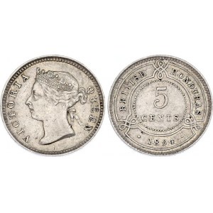 British Honduras 5 Cents 1894