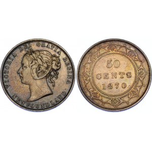 Canada Newfoundland 50 Cents 1870