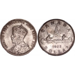 Canada 1 Dollar 1935 NGC MS 63