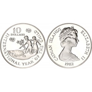 Cayman Islands 10 Dollars 1982