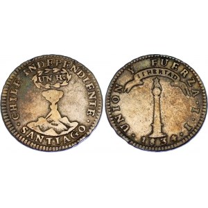 Chile 1 Real 1834 IJ