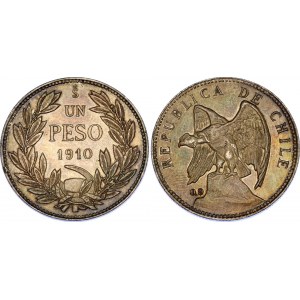 Chile 1 Peso 1910 So