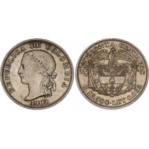 Colombia 50 Centavos 1902