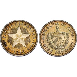 Cuba 10 Centavos 1948