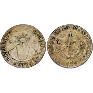 Ecuador 2 Reales 1837