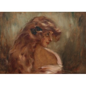 Stefan Bukowski (1878 Michałowice near Kielce - 1929 Warsaw), Portrait of a young woman