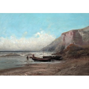 Artist unspecified (19th/20th century), Rocky Shore