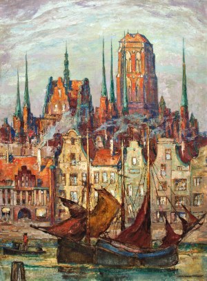Gerhard Graf (1883 Berlin - 1960 Sztokholm), Widok Gdańska