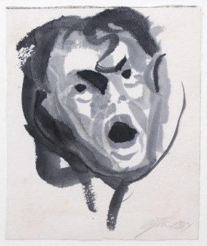 Roman Opałka (1931 Abbeville-Saint-Lucien - 2011 Rzym), Autoportret, 1951