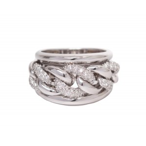 Chain motif ring, contemporary
