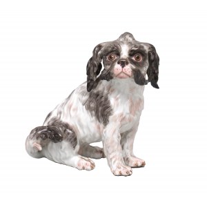 Bolognese dog figure, Meissen