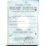 DOKUMENTY paszportowe Republiki Francuskiej.