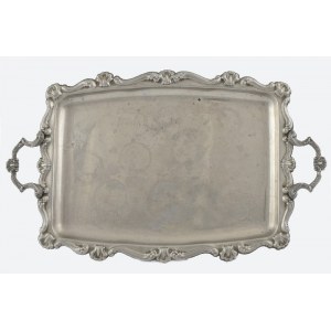 Tray with two handles
