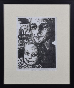 Stefania DRETLER-FLIN (1909-1994), Kobieta z dzieckiem