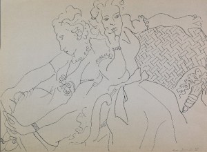 MATISSE - album z reprodukcjami prac artysty z teki „Matisse - Der Zeichner Henri Matisse”