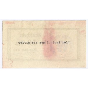 Toszek (Tost), bon, 50 fenigów, ważny do 1 czerwca 1917