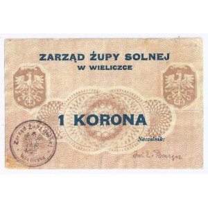 Wieliczka, bon, 1 korona, b.d.