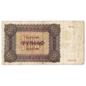 1000 zł, 1945, Ser. A