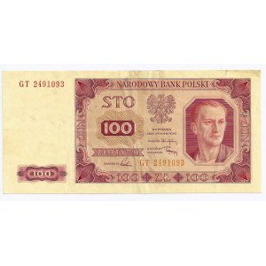 100 zł, 1948, seria GT, bez ramki