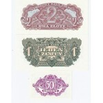 komplet emisji pamiątkowej z oryginalnych klisz 1979 roku, 9 banknotów