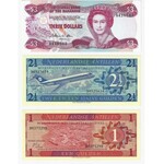 Świat (Antyle Holenderskie, Bahama, Tajlandia), zestaw 6 banknotów