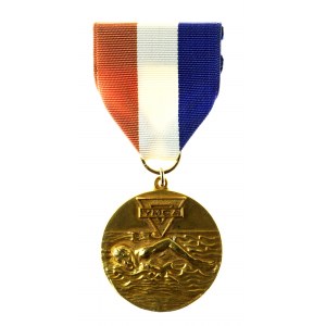 Francja, medal sportowy, YMCA, wersja złota