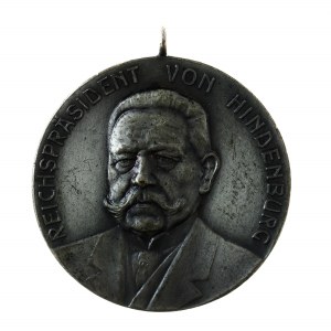 Niemcy, medal nagrodowy, prezydent Hindenburg