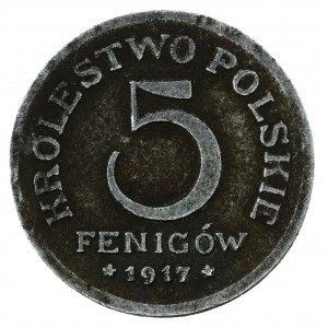 5 fenigów, 1917